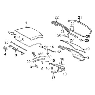 Mercedes-Benz OE - Retractable Top - Top & Components