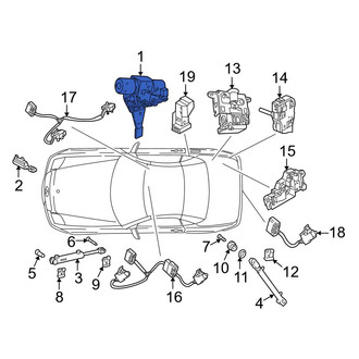 Mercedes-Benz OE - Convertible Top Hydraulic Pump