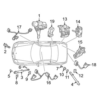 Mercedes-Benz OE - Retractable Top - Motor & Components