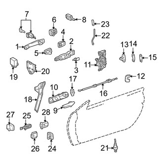 Mercedes-Benz OE - Door - Lock & Hardware