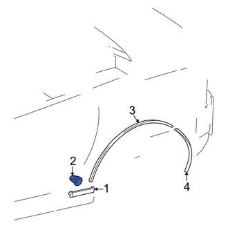 Mercedes-Benz OE - Wheel Arch Molding Clip