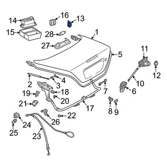 Mercedes-Benz OE - Rear Deck Lid Release Solenoid