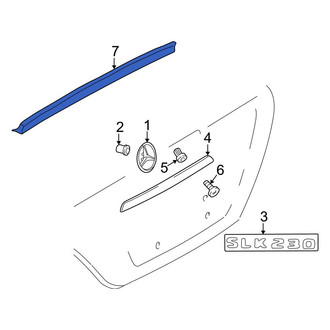 Mercedes-Benz OE - Rear Spoiler