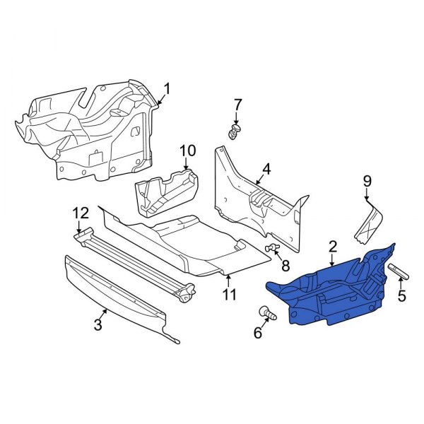 Interior Quarter Panel Trim Panel