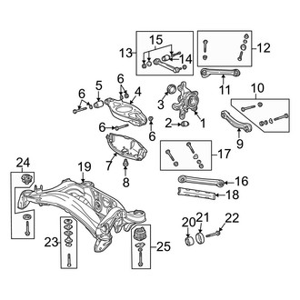 Mercedes-Benz OE - Rear Suspension - Suspension Components
