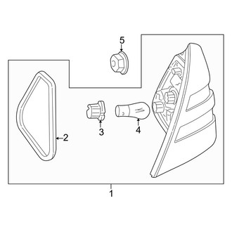 Mercedes-Benz OE - Rear Lamps - Tail Lamps