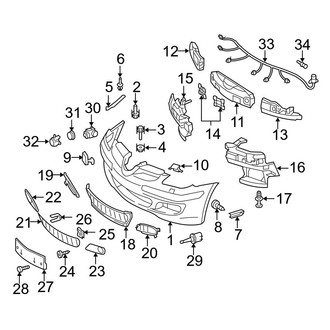 Mercedes-Benz OE - Front Bumper - Bumper & Components