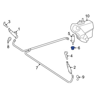 Mercedes-Benz OE - Headlight Washer Pump Grommet