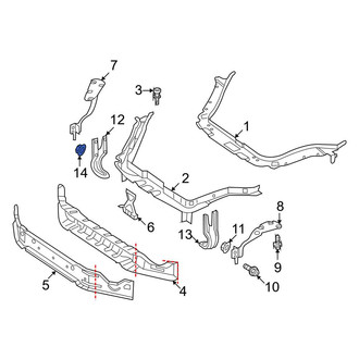 Mercedes-Benz OE - Rear Suspension Stabilizer Bar Link Nut