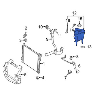 Mercedes-Benz OE - Engine Coolant Reservoir