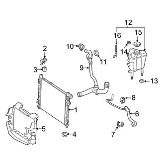 Mercedes-Benz OE - Cooling - Radiator & Components
