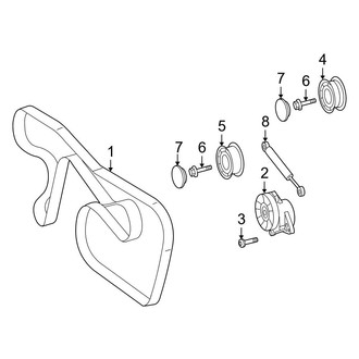 Mercedes-Benz OE - Cooling - Belts & Pulleys