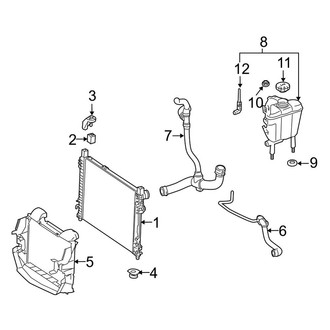 Mercedes-Benz OE - Cooling - Radiator & Components (5.5L)