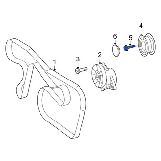 Mercedes-Benz OE - Belt Tensioner Pulley Bolt