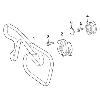 Mercedes-Benz OE - Cooling - Belts & Pulleys (5.5L)