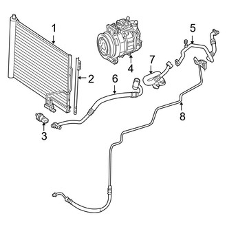 Mercedes-Benz OE - Air Conditioner & Heater - Condenser, Compressor & Lines