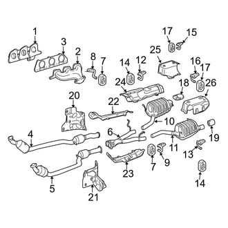 Mercedes-Benz OE - Exhaust System - Exhaust Components