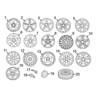 Mercedes-Benz OE - Wheels