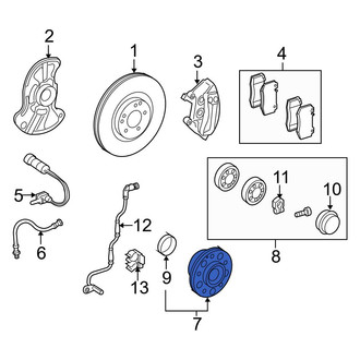 Mercedes-Benz OE - Front Wheel Bearing and Hub Assembly