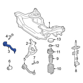 Mercedes-Benz OE - Rear Lower Rearward Suspension Control Arm