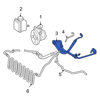 Mercedes-Benz OE - Power Steering Pressure Hose