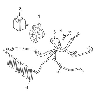 Mercedes-Benz OE - Steering Gear & Linkage - Pump & Hoses