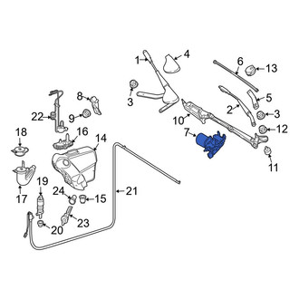 Mercedes-Benz OE - Wiper Motor