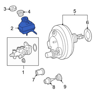 Mercedes-Benz OE - Brake Master Cylinder Reservoir