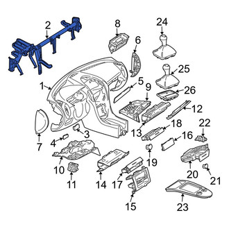 Mercedes-Benz OE - Instrument Panel Crossmember