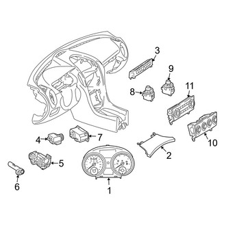 Mercedes-Benz OE - Instrument Panel - Cluster & Switches