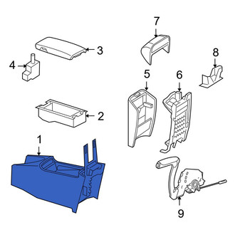 Mercedes-Benz OE - Center Center Console