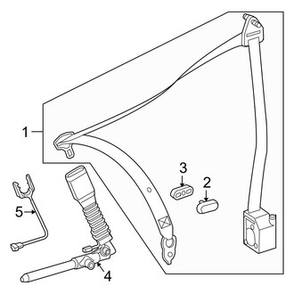 Mercedes-Benz OE - Restraint Systems - Front Seat Belts