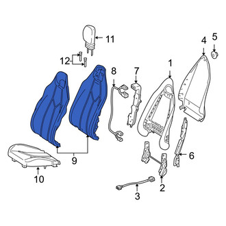 Mercedes-Benz OE - Left Seat Back Cushion Cover