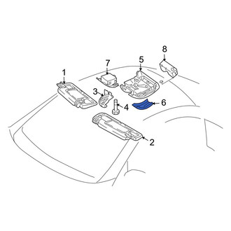 Mercedes-Benz OE - Map Light Lens