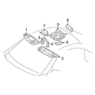 Mercedes-Benz OE - Roof - Interior Trim