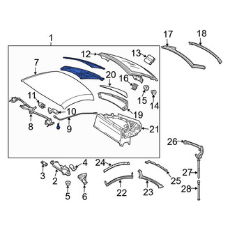 Mercedes-Benz OE - Convertible Top Assembly