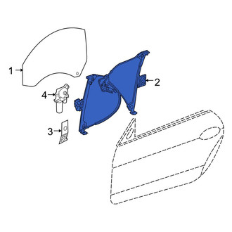 Mercedes-Benz OE - Rear Left Window Regulator