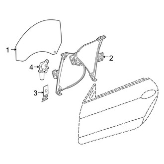 Mercedes-Benz OE - Door - Glass & Hardware