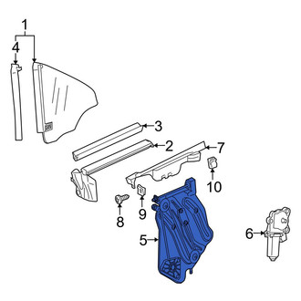 Mercedes-Benz OE - Rear Right Window Regulator