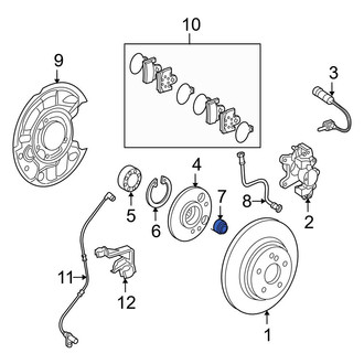 Mercedes-Benz OE - CV Joint Nut