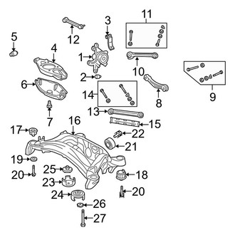 Mercedes-Benz OE - Rear Suspension - Suspension Components