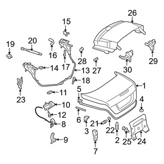 Mercedes-Benz OE - Trunk Lid - Lid & Components