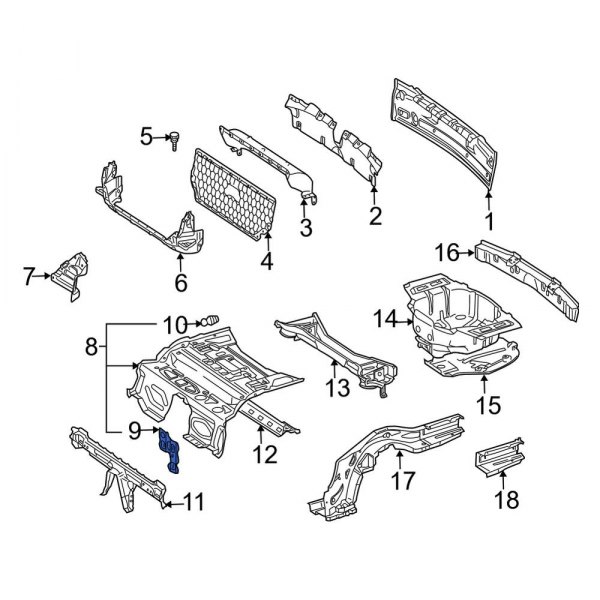 Vapor Canister Bracket