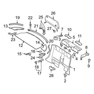 Mercedes-Benz OE - Rear Body & Floor - Top Well Components