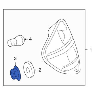 Mercedes-Benz OE - Tail Light Nut