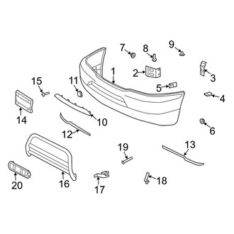 Mercedes-Benz OE - Front Bumper - Bumper & Components