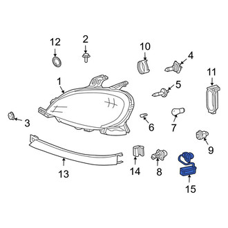 Mercedes-Benz OE - Front Headlight Control Module