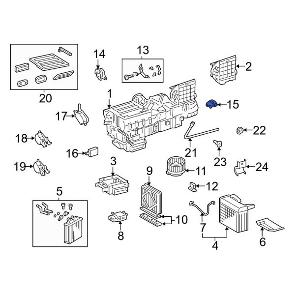 HVAC Blend Door Actuator