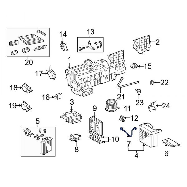 A/C Evaporator Temperature Sensor