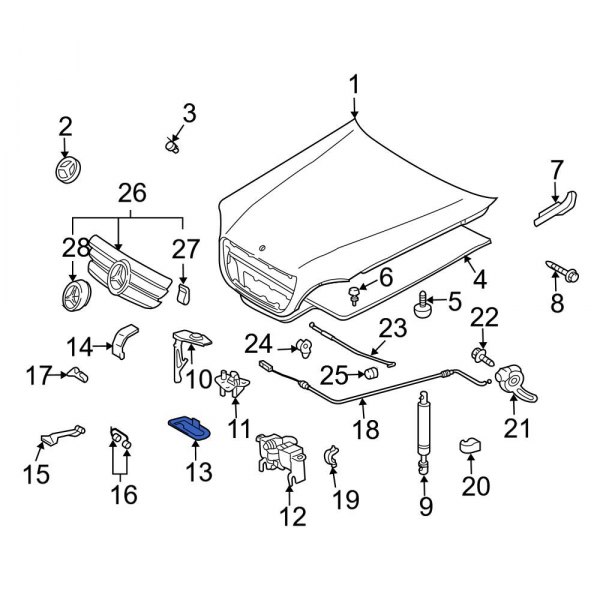 Hood Latch Cover